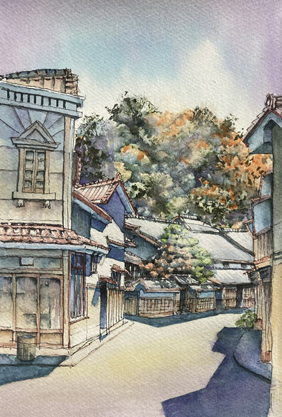 水彩画で描く「真昼の風景」3つの注意点！ | 美緑（みりょく）空間